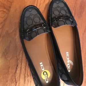 Coach Signature Print Loafers- Sz9